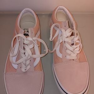 Vans pink sneakers low tops color pink are for men and women